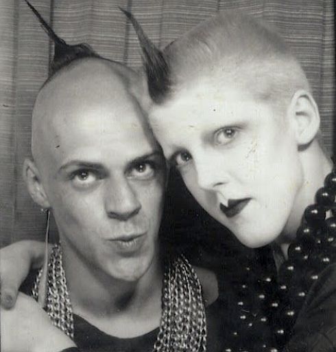 Judy Blame ,Scarlett Cannon, nightclubbing, London, 1980s