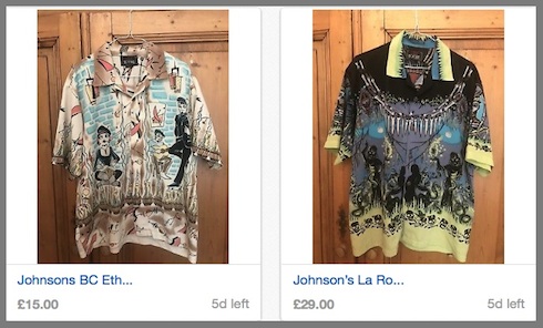Johnsons, Larocka, shirts, auction, eBay, vintage, clothing,