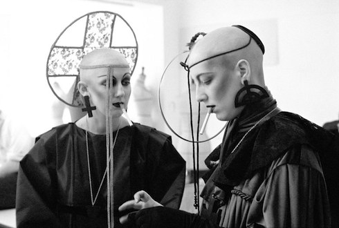 fashion, Blitz Kids, St Martin’s Alternative Show, Stephen Linard, Neon Gothic collection , Stephen Jones, Myra Falconer , Michele Clapton