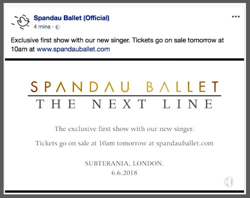 New Romantics,youth culture, London, Spandau Ballet, comeback, breaking news, concert, vocalist,