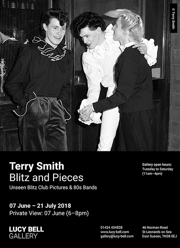 BlitzClub1980, Blitz Kids, New Romantics, London, elektro-diskow, fashion, history, nightlife, photography, exhibition, Swinging 80s, youth culture, Terry Smith, Lucy Bell Fine Art, St Leonards Sussex,