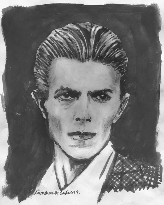 David Bowie, books, Unbound, Chris Sullivan, illustration
