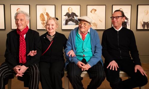 David Hockney, Drawing from Life, National Portrait Gallery, Reviews,