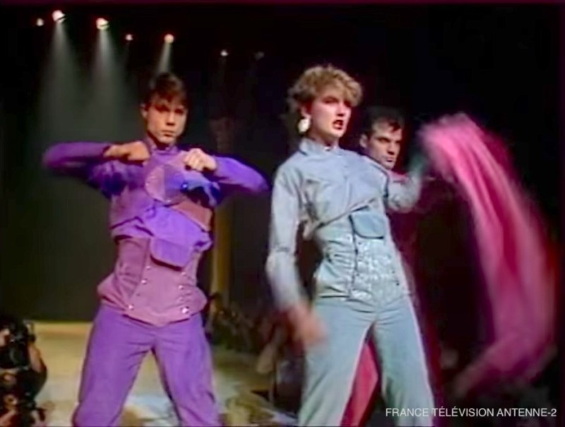 Antenne-2, Blitz Kids, British fashion, le Palace, Paris, April 1982,