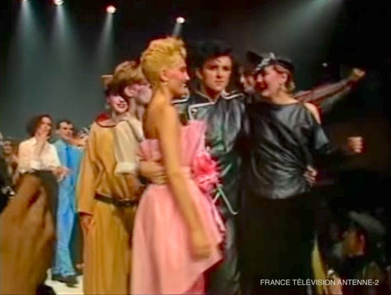 Antenne-2, Blitz Kids, British fashion, le Palace, Paris, April 1982,