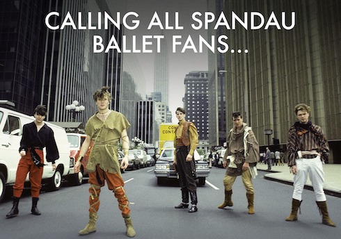 Spandau, New Romantics, pop music, New York City, 1981