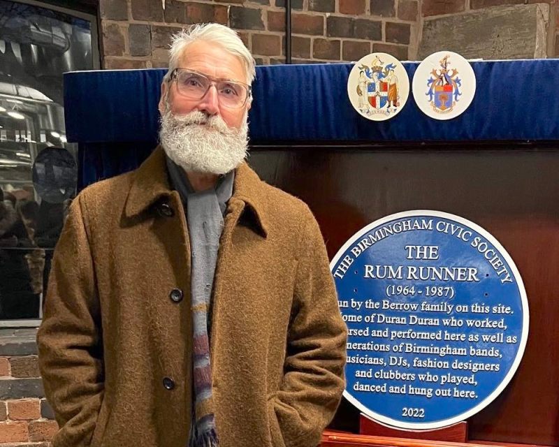 heritage plaque, Richard Whittingham, DJDick, Birmingham, nightlife, Swinging 80s, Rum Runner,