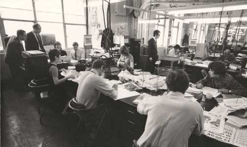 journalism history newspapers, press, library, Evening Standard, Shoe Lane, hot metal, 