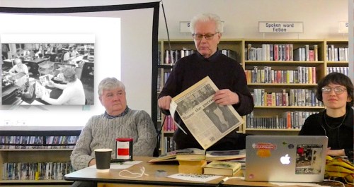 Journalism, Evening Standard, Shoe Lane, hot metal, library talk, Eloise Hawser, Vic Wilson, David Johnson