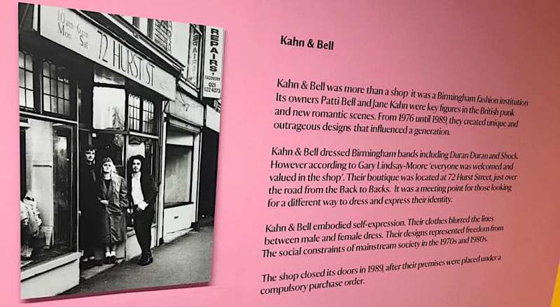 Birmingham, fashion, nightlife, exhibition, Swinging 80s, Kahn&Bell, Rum Runner, Back-to-Backs Museum,