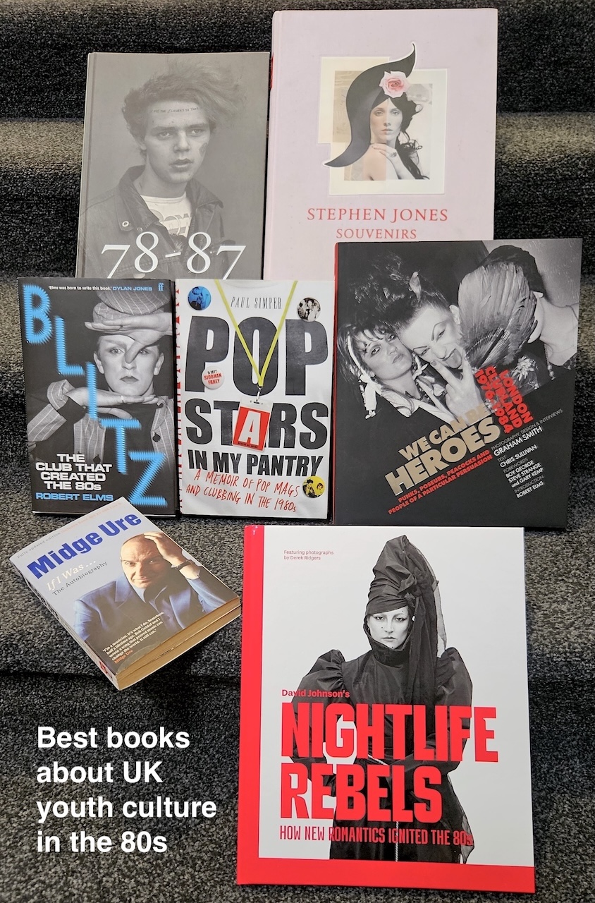 Derek Ridgers, Stephen Jones, Robert Elms, Paul Simper, Graham Smith, Chris Sullivan, Midge Ure, David Johnson, New Romantics, Shapersofthe80s,